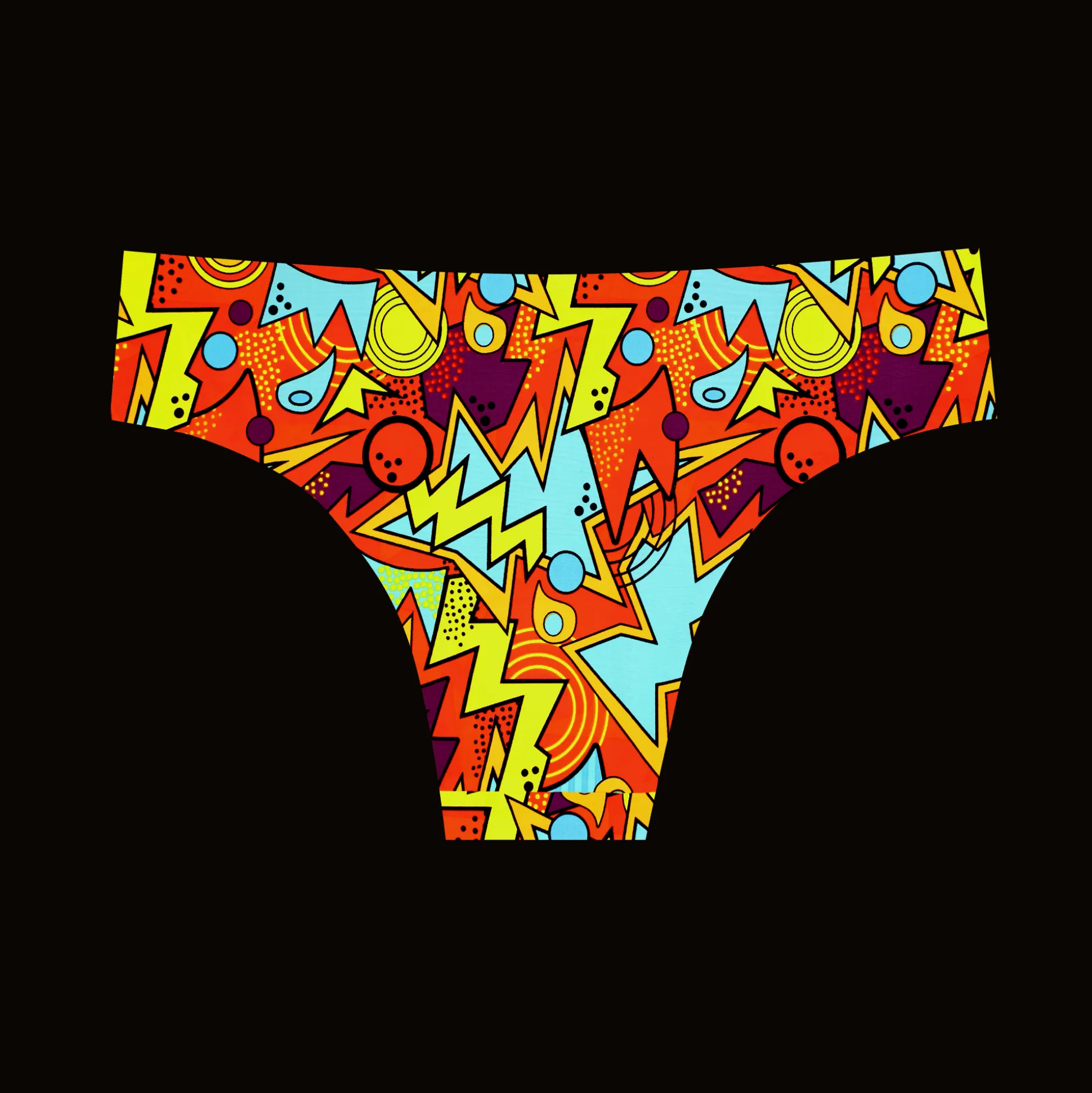 Vibrant Vibes Bundle - Ladies Seamless Brazilian Briefs 12 Pack Bundle