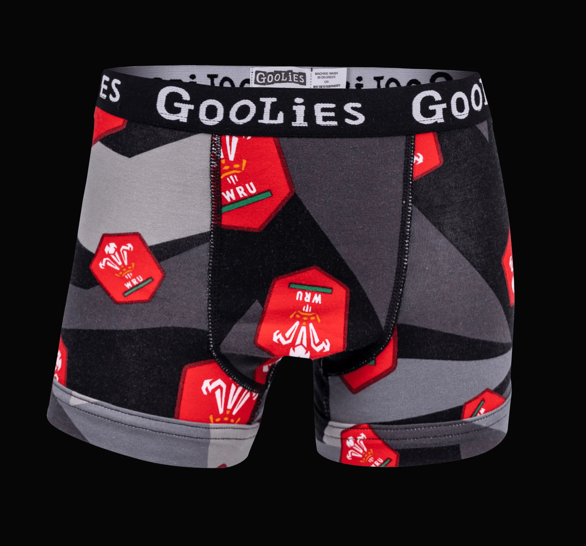 Welsh Rugby Union - Away - Kids Boxer Shorts - Goolies