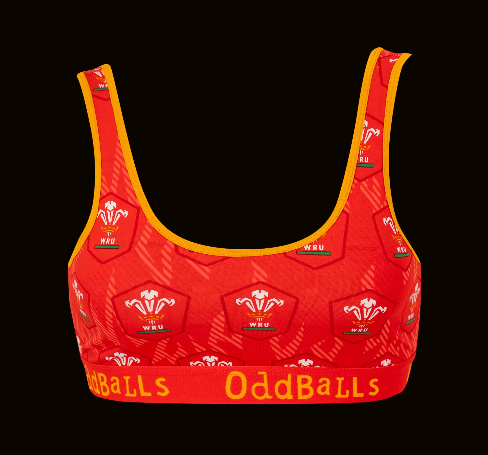 Welsh Rugby Union Flames - Ladies Bralette