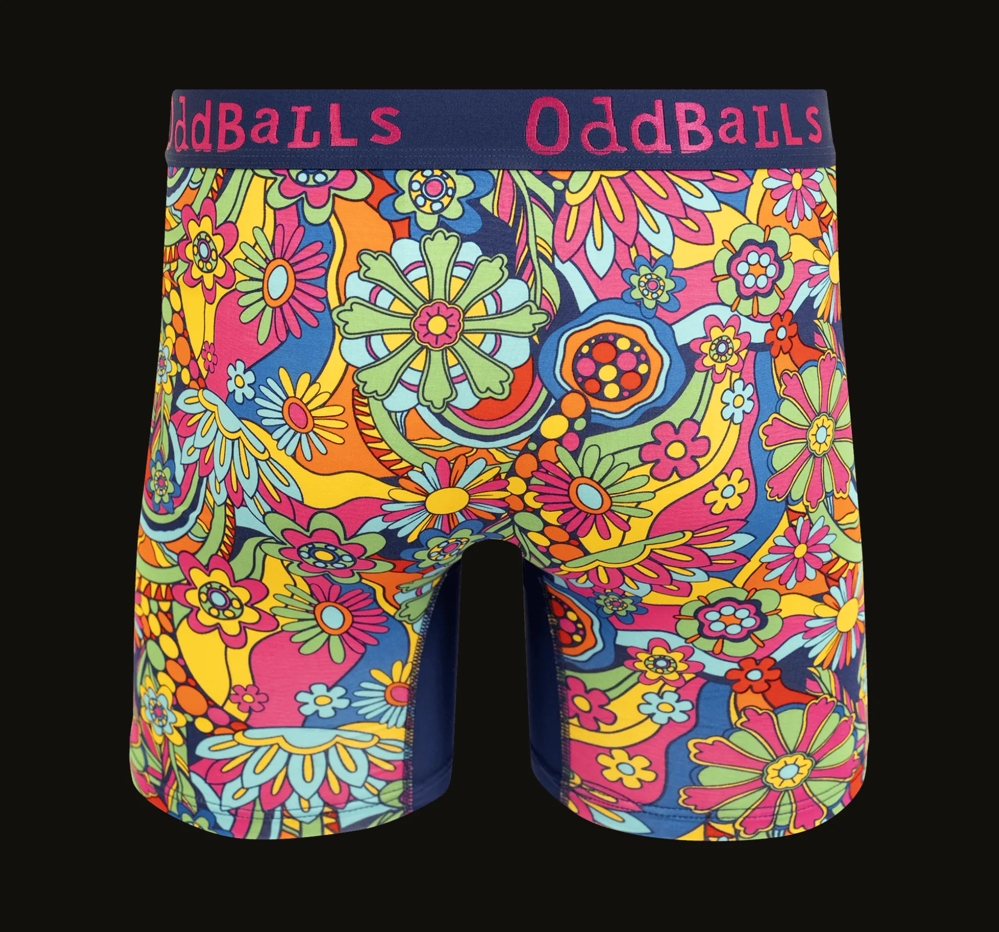Wildflower - Mens Bamboo Boxer Shorts
