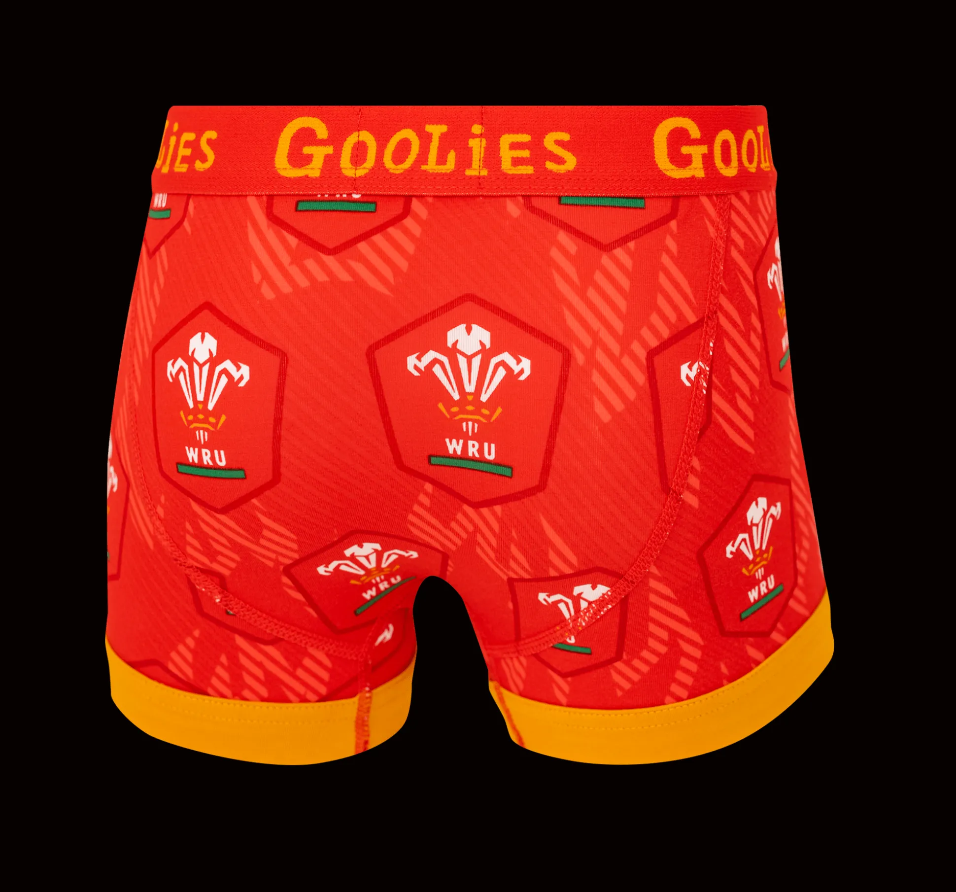 WRU Home - Red - Kids Boxer Shorts - Goolies