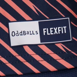 Zig Zag - Navy / Coral - Flex Fit - Mens Training T-Shirt