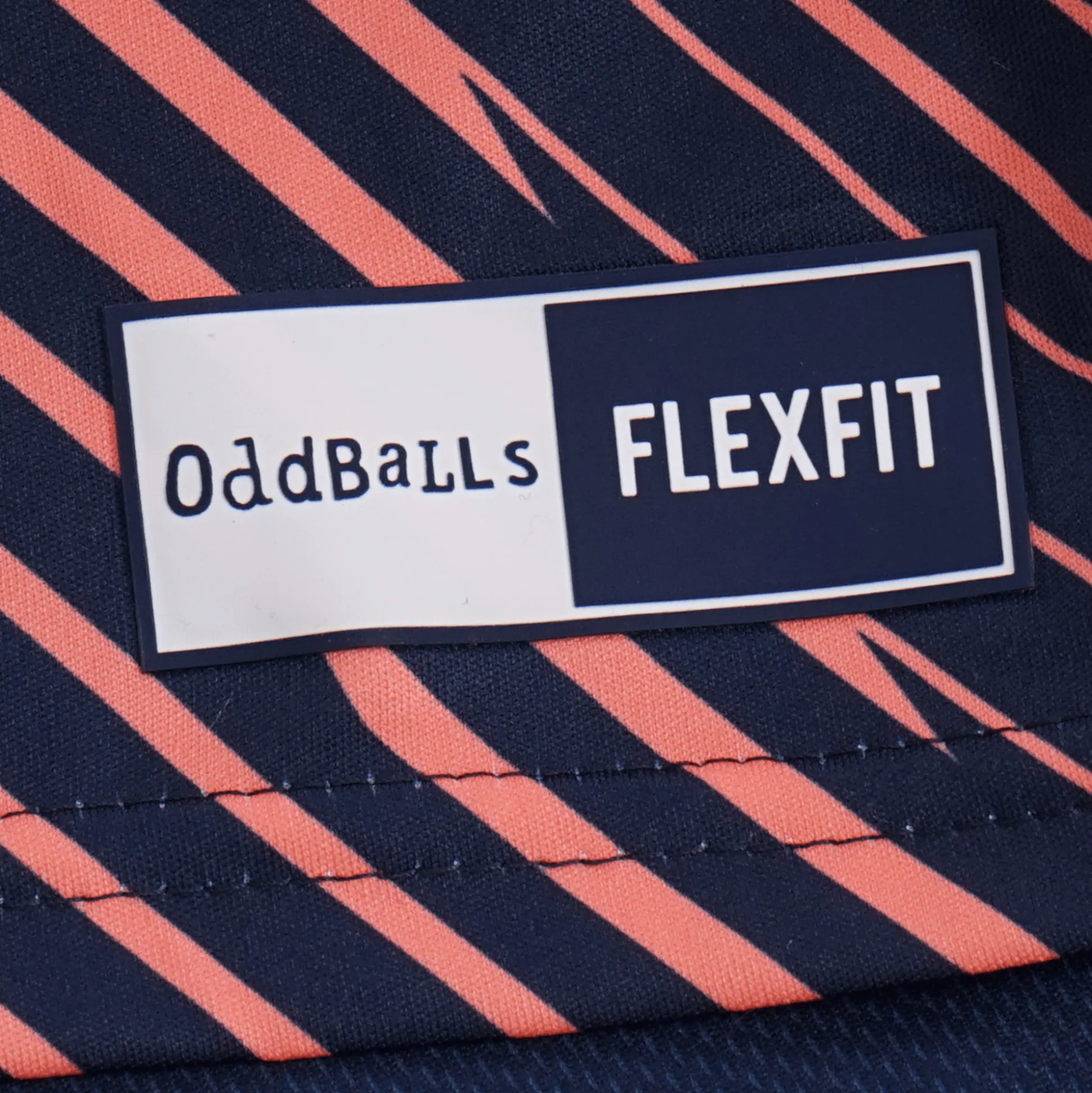Zig Zag - Navy / Coral - Flex Fit - Mens Training T-Shirt